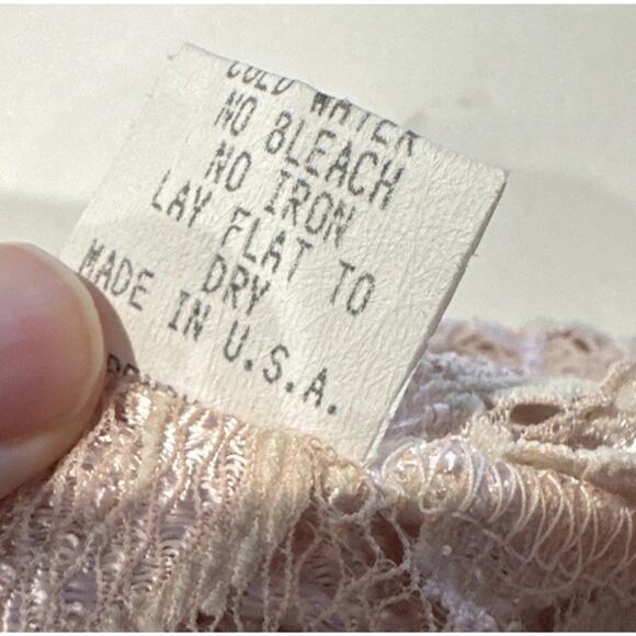 Ann Ferriday Sheer Lace Top Women's One Size Whimsigoth Victorian 90s Look Boho - Picture 11 of 12